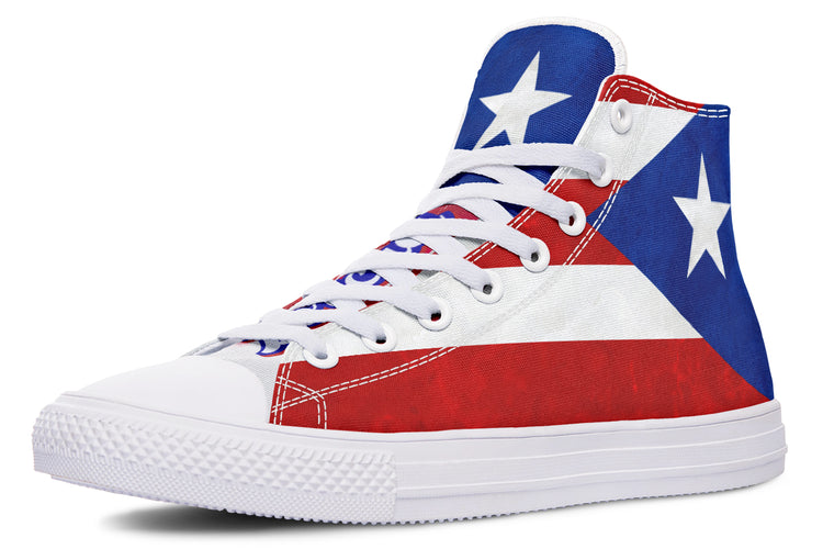 Puerto Rico High Tops ( Black or White Sole )