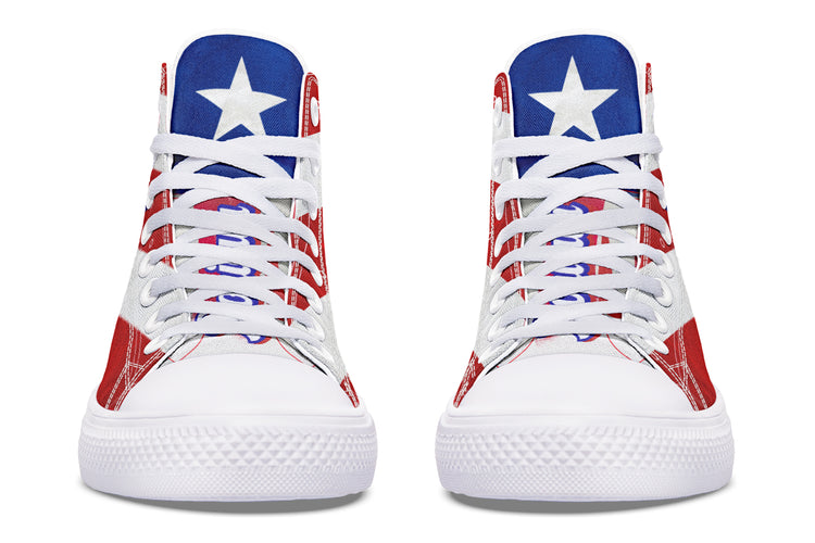 Puerto Rico High Tops ( Black or White Sole )
