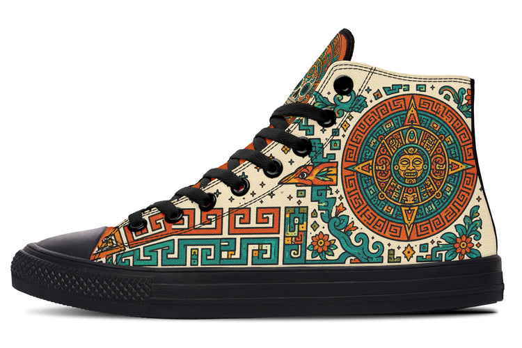 Xiuhpohualli Art De La Calle ( Black or White Sole )