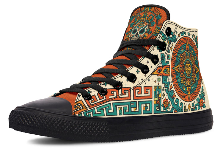 Xiuhpohualli Art De La Calle ( Black or White Sole )