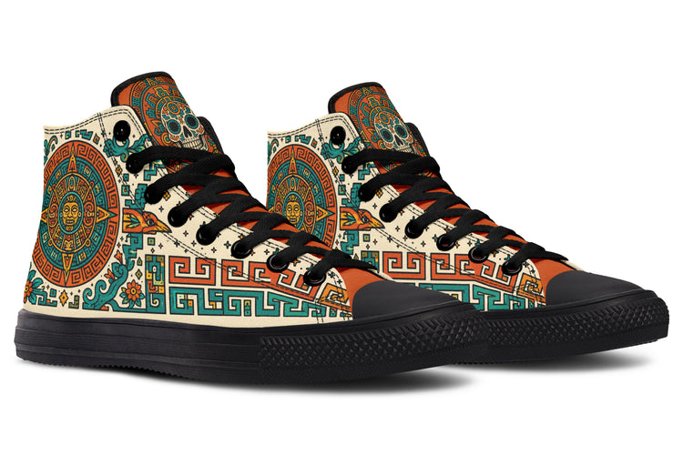 Xiuhpohualli Art De La Calle ( Black or White Sole )