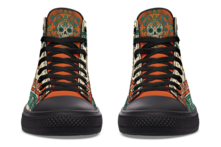 Xiuhpohualli Art De La Calle ( Black or White Sole )