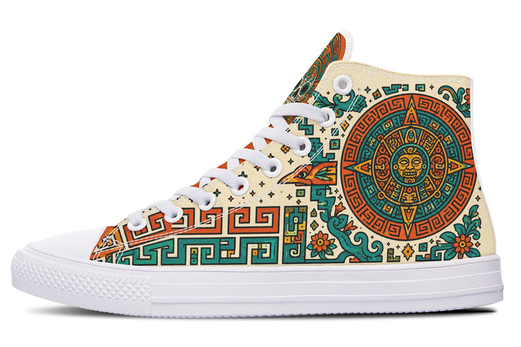 Xiuhpohualli Art De La Calle ( Black or White Sole )