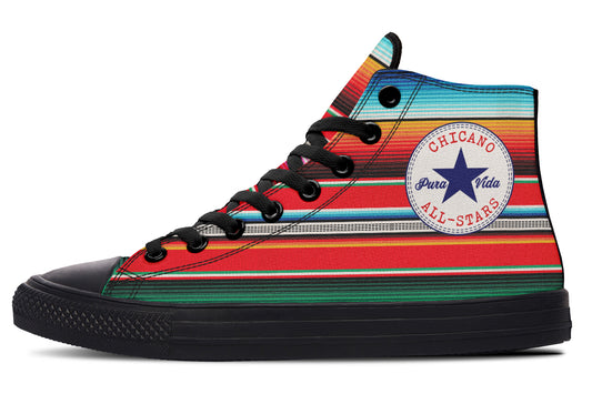 Serape High Tops ( Black or White Sole ) NEW DROP!!