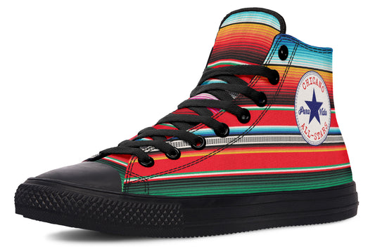 Serape High Tops ( Black or White Sole ) NEW DROP!!