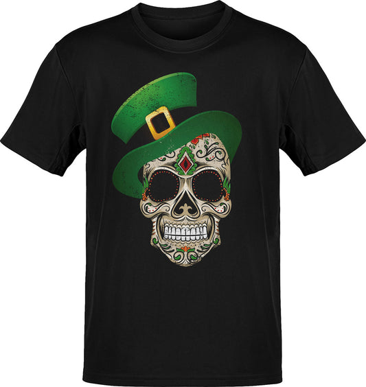 St. Patrick's Irish I Was Mexican Skull T-Shirt