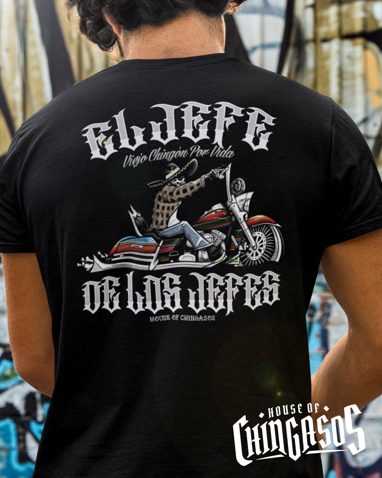 The OG El Jefe De Los Jefes T-shirt ( BACK PRINT ONLY )