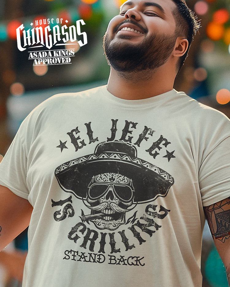 Premium Bella El Jefe Is Grilling OG Chefe T-shirt
