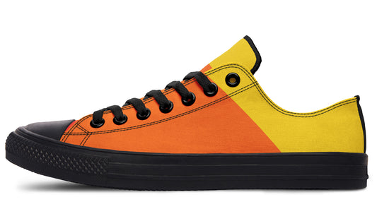 Candy Corn Low Tops (Black or White Sole)