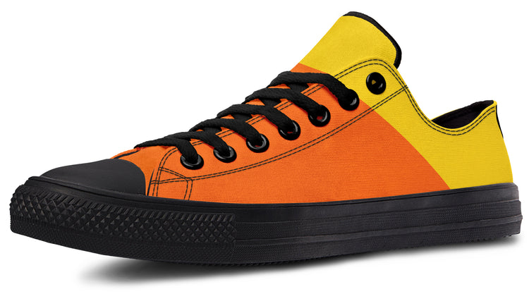 Candy Corn Low Tops (Black or White Sole)