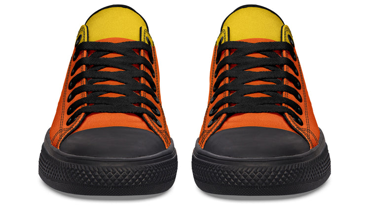 Candy Corn Low Tops (Black or White Sole)