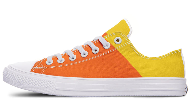 Candy Corn Low Tops (Black or White Sole)