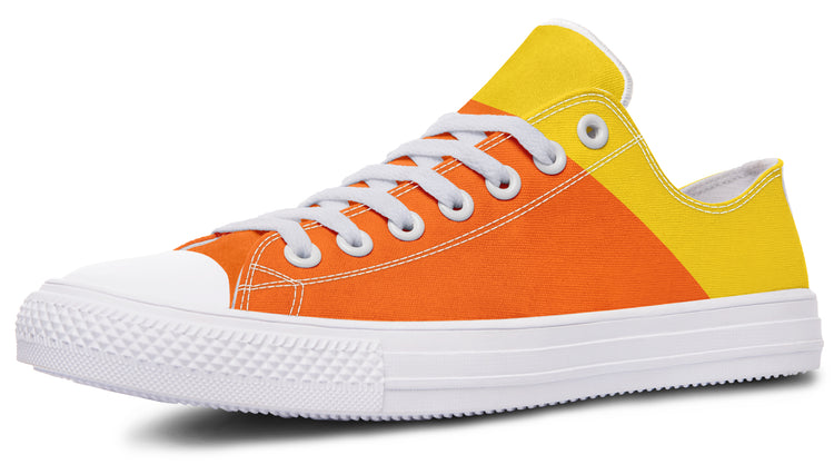 Candy Corn Low Tops (Black or White Sole)