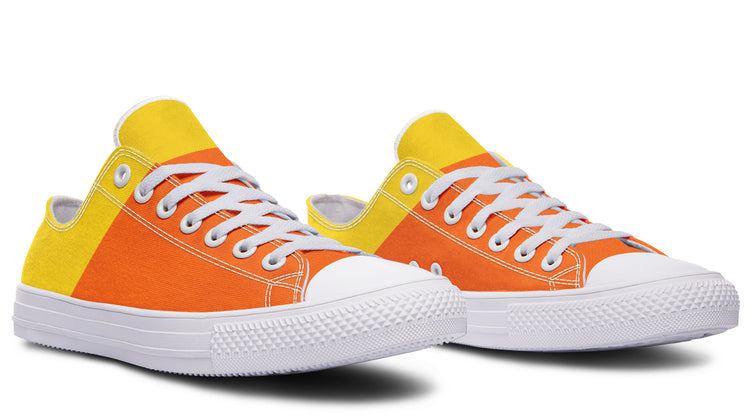 Candy Corn Low Tops (Black or White Sole)