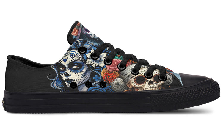 Diadelos Muertos Chica Low Tops ( Black or White Sole )