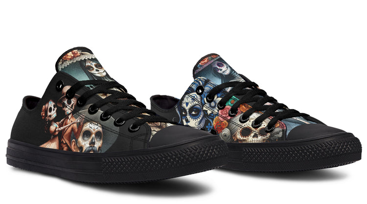 Diadelos Muertos Chica Low Tops ( Black or White Sole )