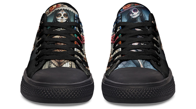 Diadelos Muertos Chica Low Tops ( Black or White Sole )