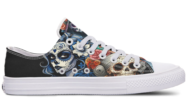 Diadelos Muertos Chica Low Tops ( Black or White Sole )