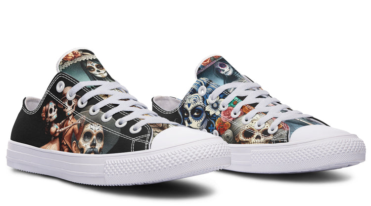 Diadelos Muertos Chica Low Tops ( Black or White Sole )