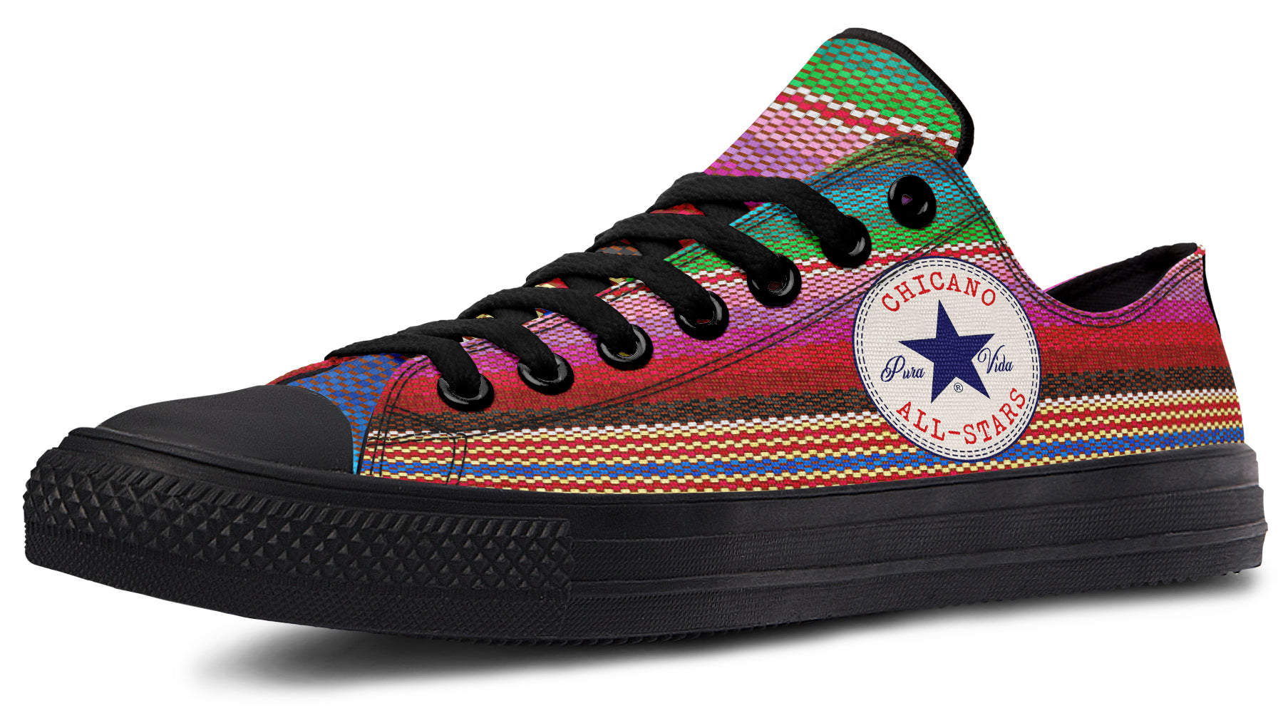 Serape Men's High Top Shoes