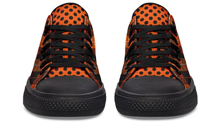 Halloween Argyle Low Tops ( Black or White Sole )