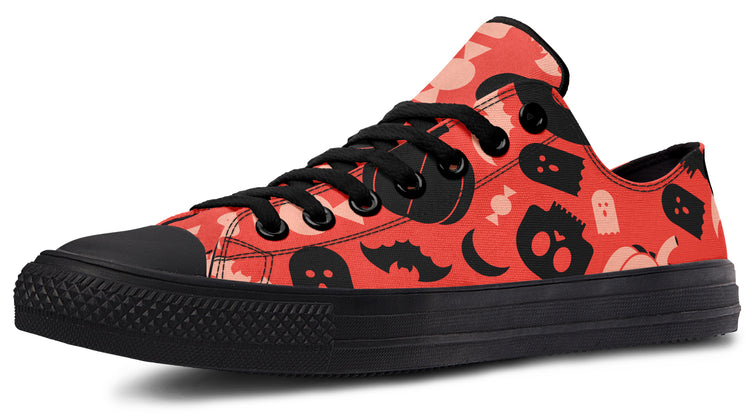 Halloween Low Tops ( Black or White Sole )