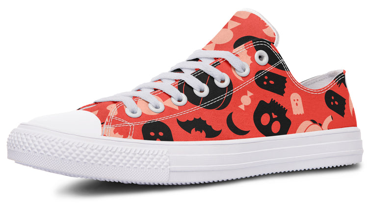 Halloween Low Tops ( Black or White Sole )