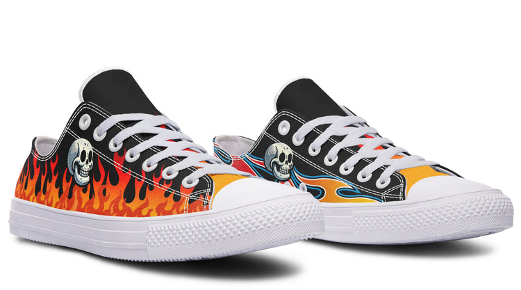 Hot Rod Low Tops ( Black or White Sole )