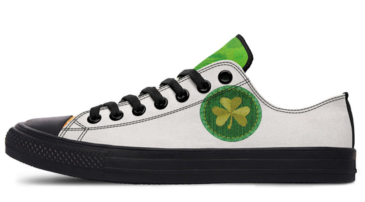 Irish Patch Low Tops ( Black or White Sole )