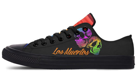 Los Muertos Low Tops ( Black or White Sole )