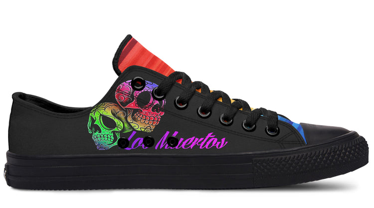 Los Muertos Low Tops ( Black or White Sole )