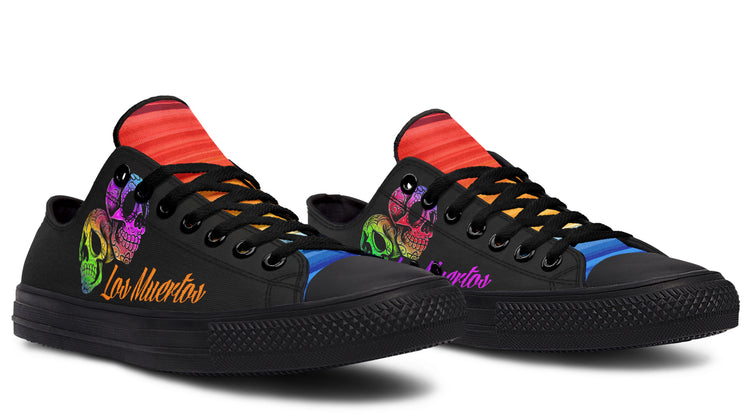 Los Muertos Low Tops ( Black or White Sole )