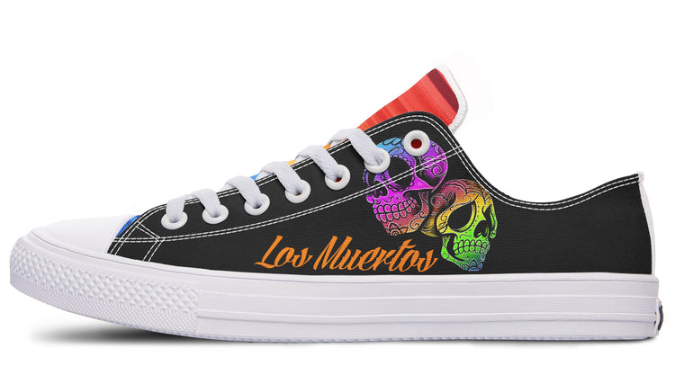 Los Muertos Low Tops ( Black or White Sole )