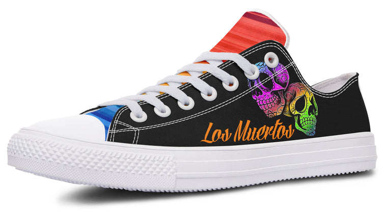 Los Muertos Low Tops ( Black or White Sole )