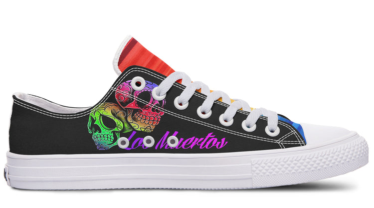 Los Muertos Low Tops ( Black or White Sole )