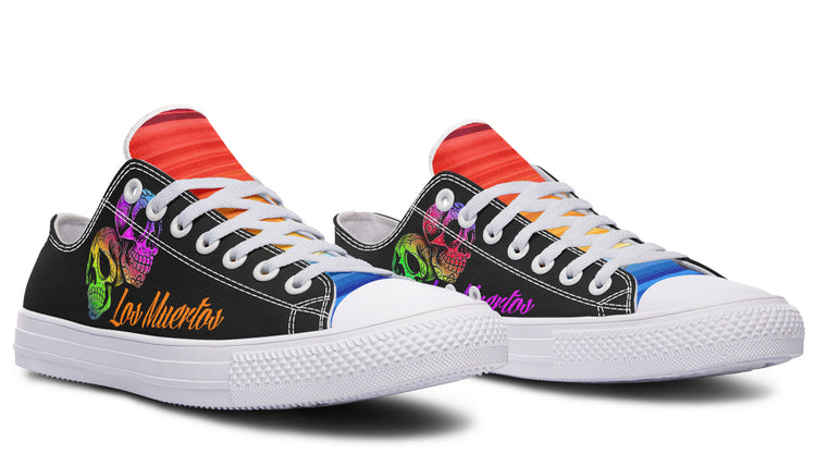 Los Muertos Low Tops ( Black or White Sole )