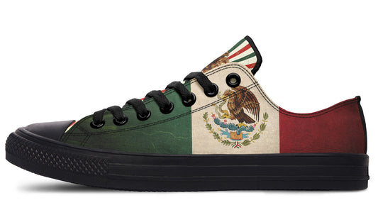 Mex Flag Low Tops ( Black or White Sole )