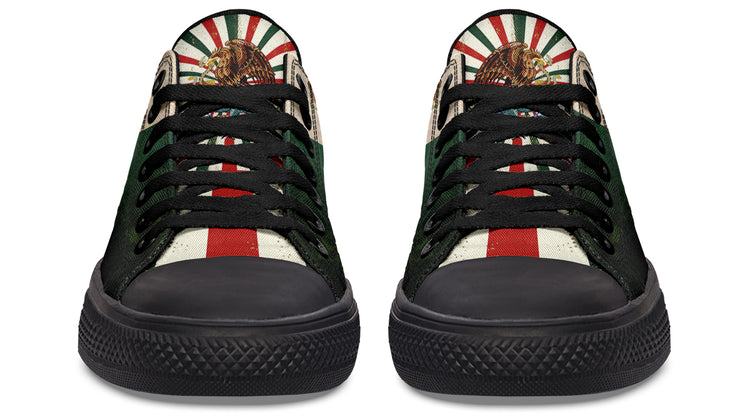 Mex Flag Low Tops ( Black or White Sole ) 2 For 1