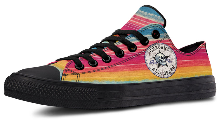 Mexico City Sunset Low Tops ( Black or White Sole )