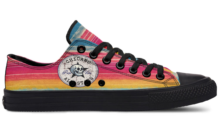 Mexico City Sunset Low Tops ( Black or White Sole )