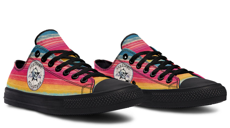 Mexico City Sunset Low Tops ( Black or White Sole )