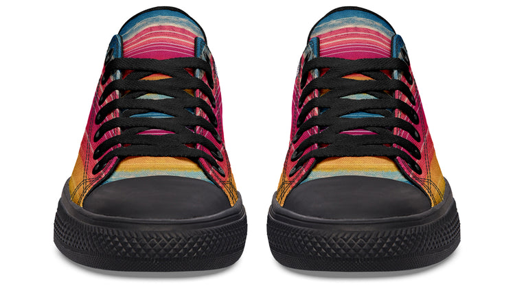 Mexico City Sunset Low Tops ( Black or White Sole )