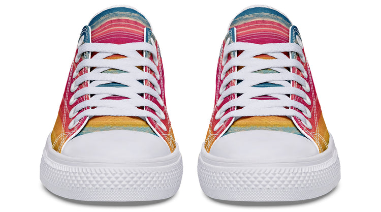 Mexico City Sunset Low Tops ( Black or White Sole )