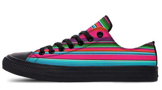 Pink Serape Low Tops ( Black or White Sole )