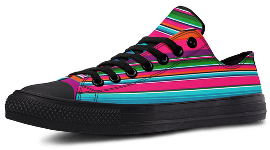 Pink Serape Low Tops ( Black or White Sole )