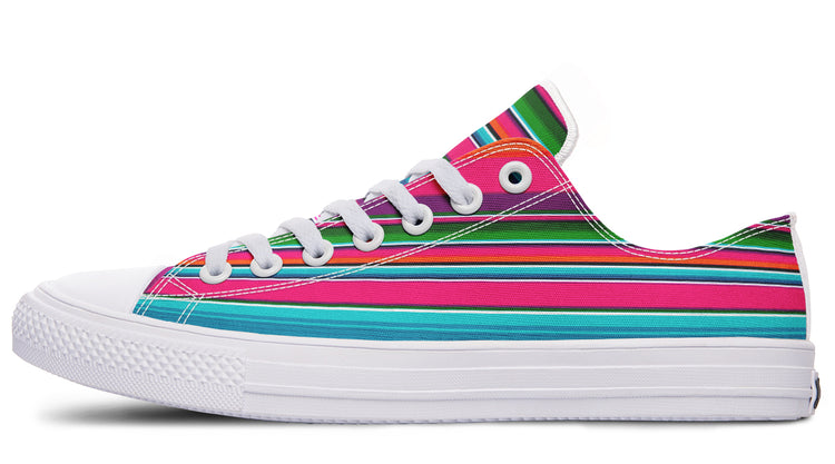 Pink Serape Low Tops ( Black or White Sole )