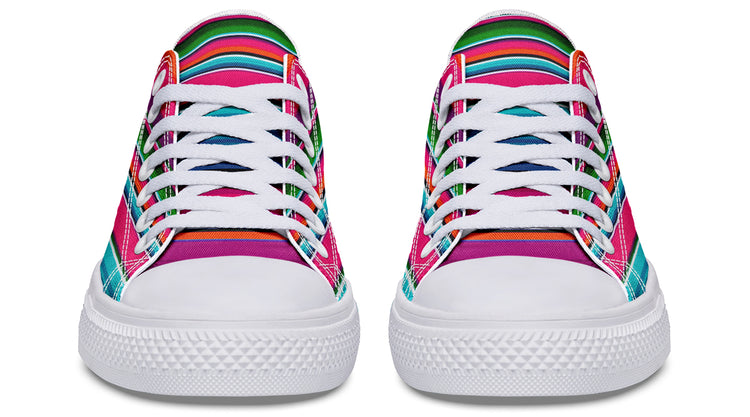 Pink Serape Low Tops ( Black or White Sole )