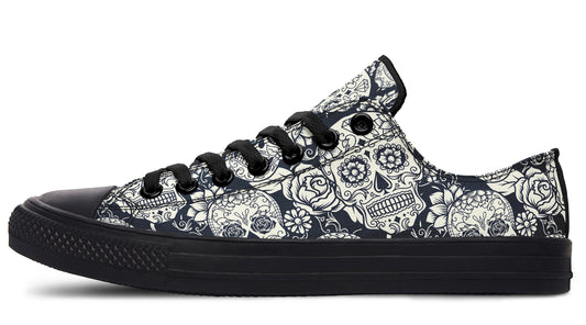 Sugar Skulls Low Tops ( Black or White Sole )