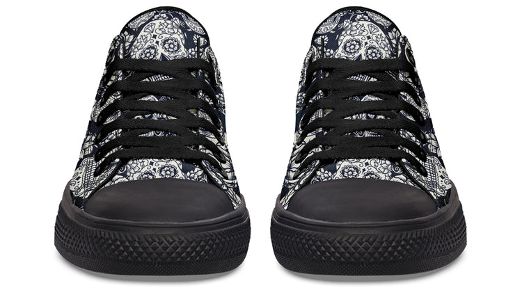 Sugar Skulls Low Tops ( Black or White Sole )