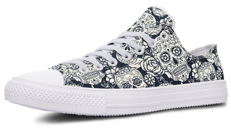 Sugar Skulls Low Tops ( Black or White Sole )